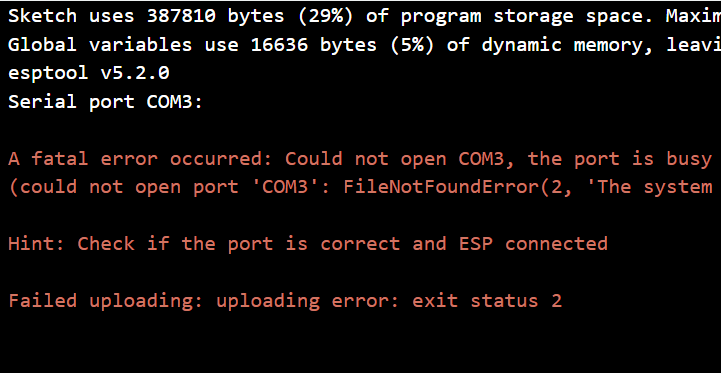 error